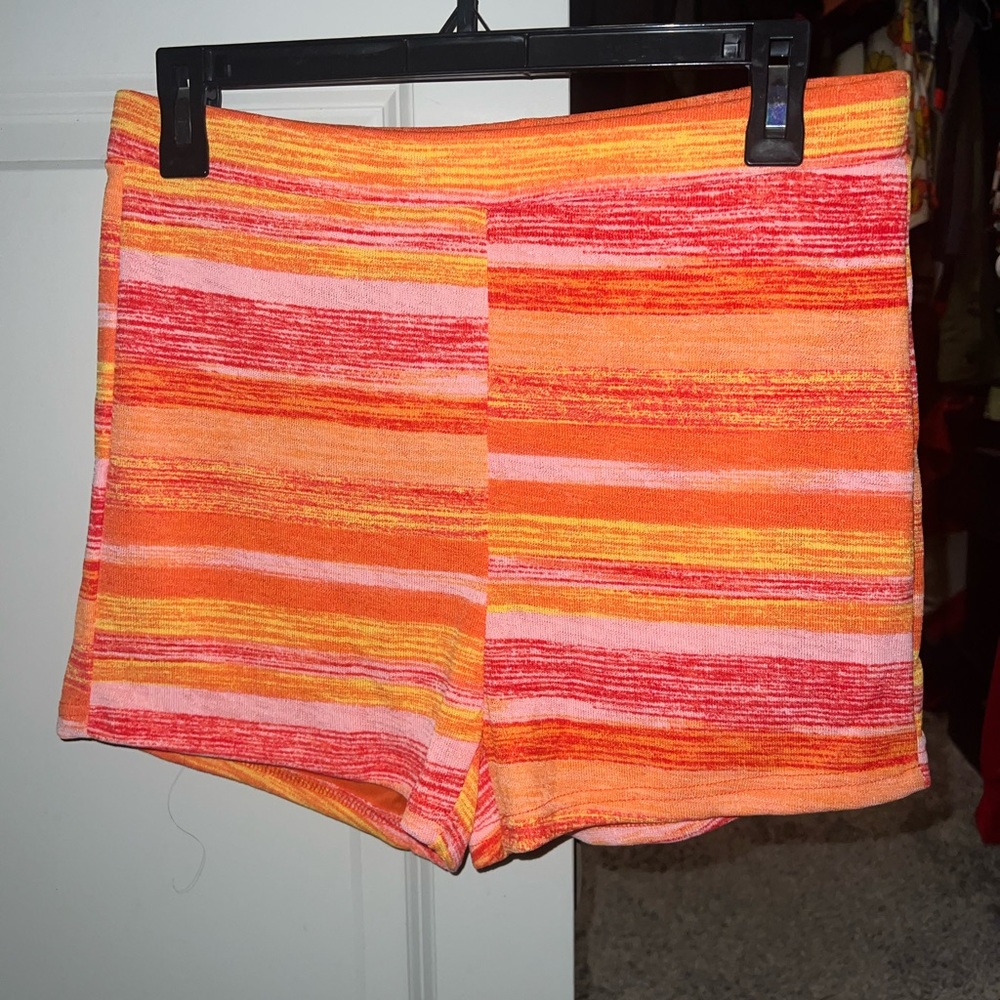 Orange shorts. new! Never worn